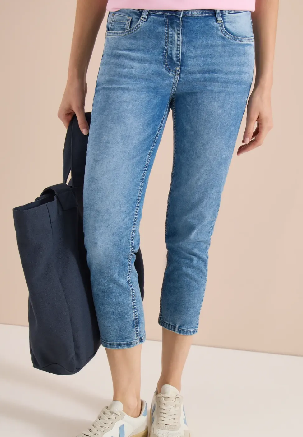 3/4 Slim Leg Jeans im Slim Fit