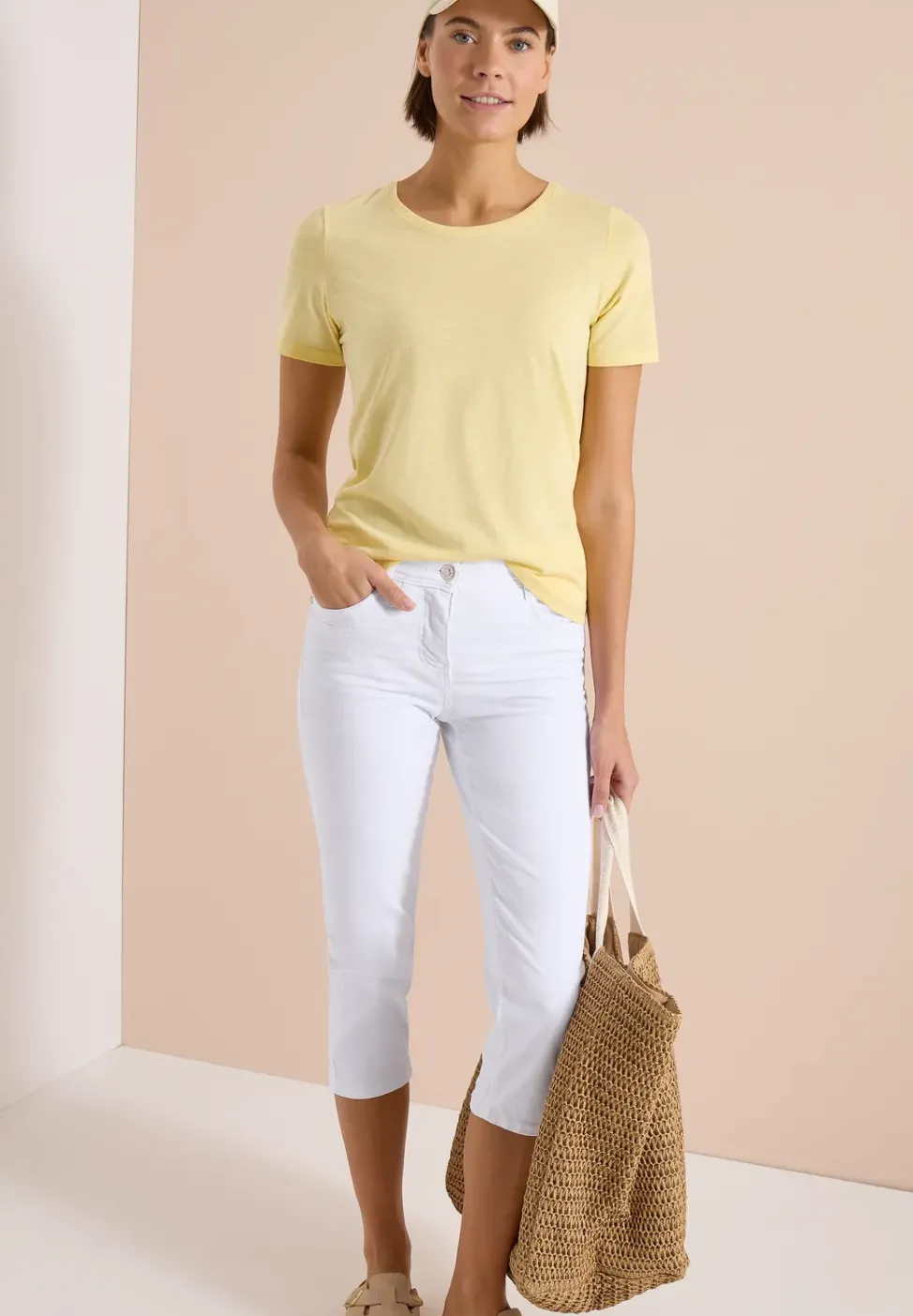 3/4 Slim Leg Jeans im Slim Fit