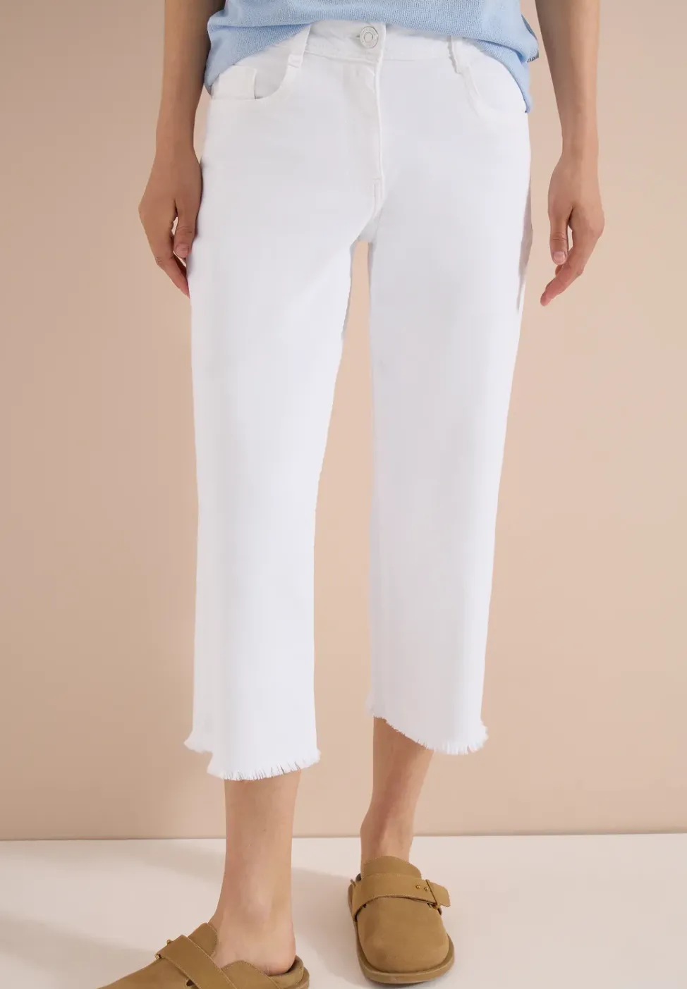 3/4 Wide Leg Jeans im Loose Fit