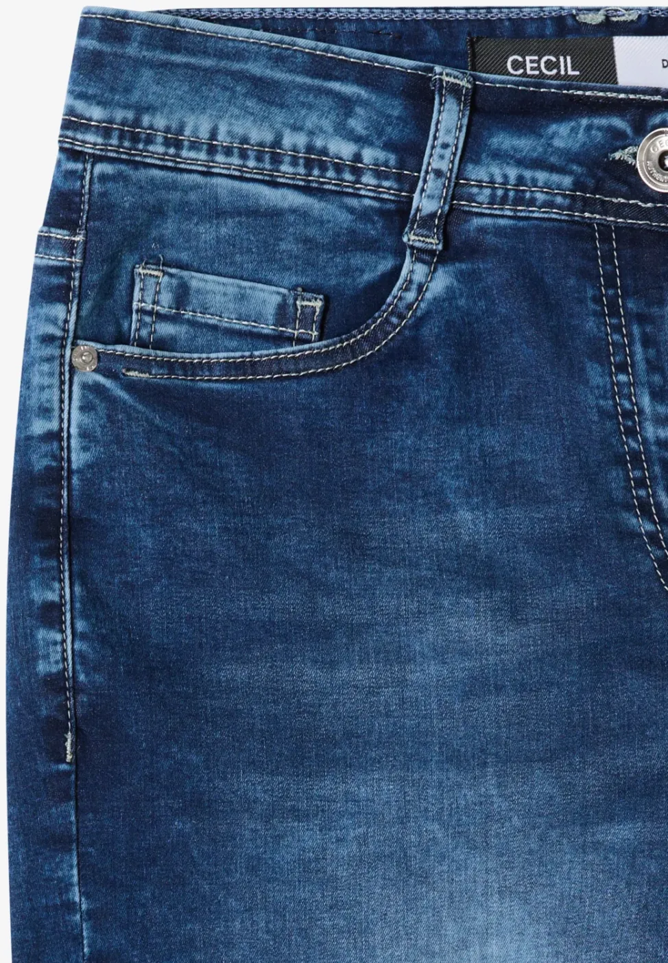 3/4 Wide Leg Jeans im Loose Fit