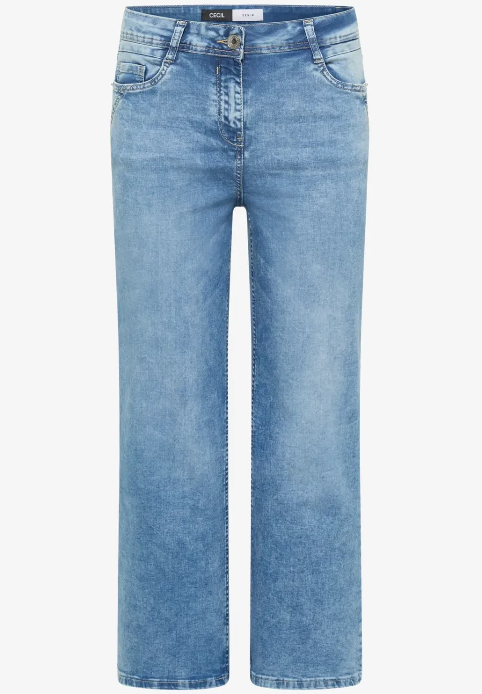7/8 Wide Leg Jeans im Slim Fit