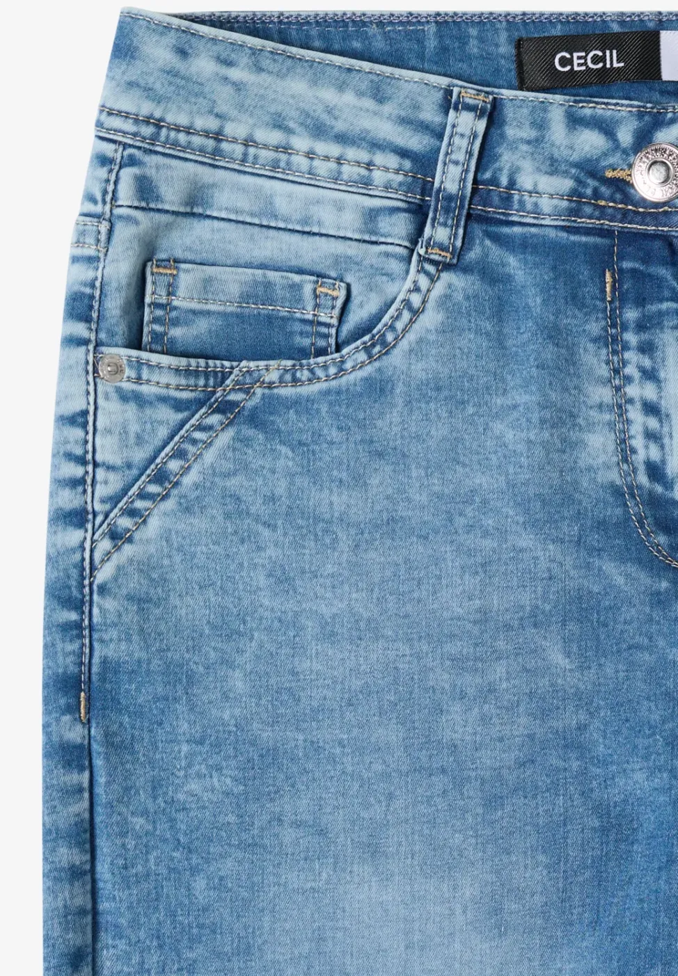 7/8 Wide Leg Jeans im Slim Fit