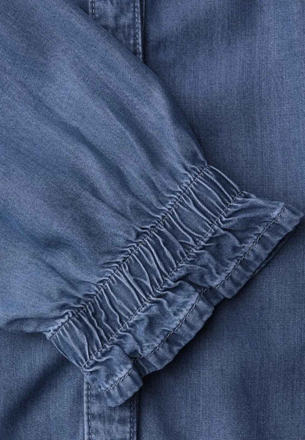 3/4-Arm Bluse mit Rüschendetails