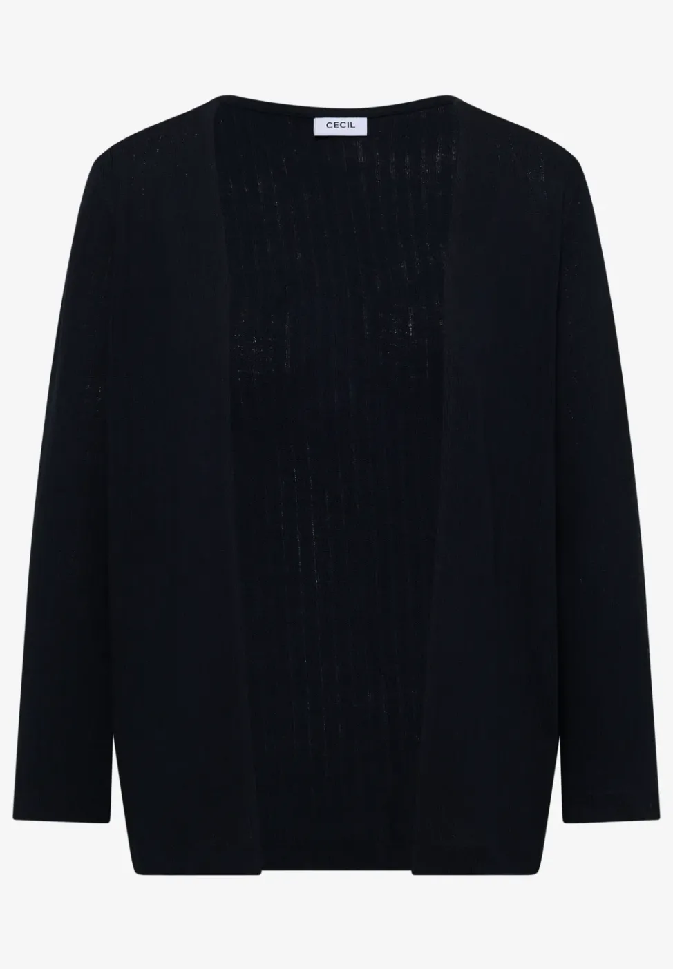3/4-Arm Jacke in Strick-Optik