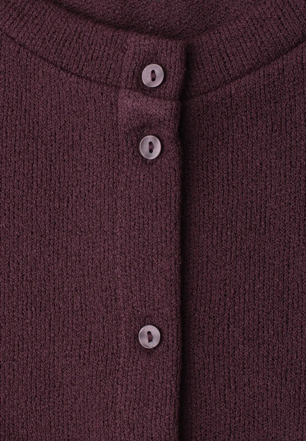 3/4-Arm Jacke in Strick-Optik