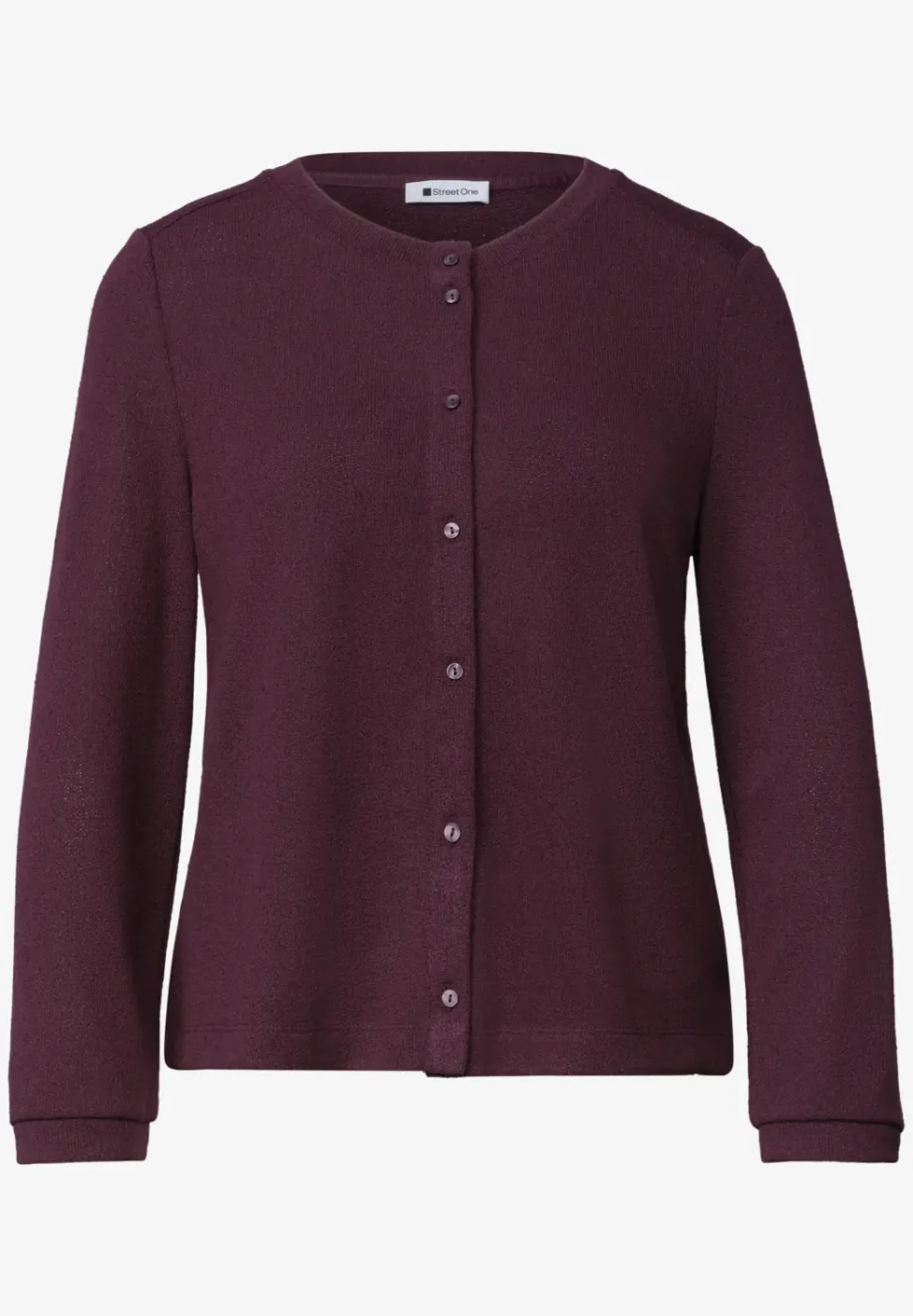 3/4-Arm Jacke in Strick-Optik