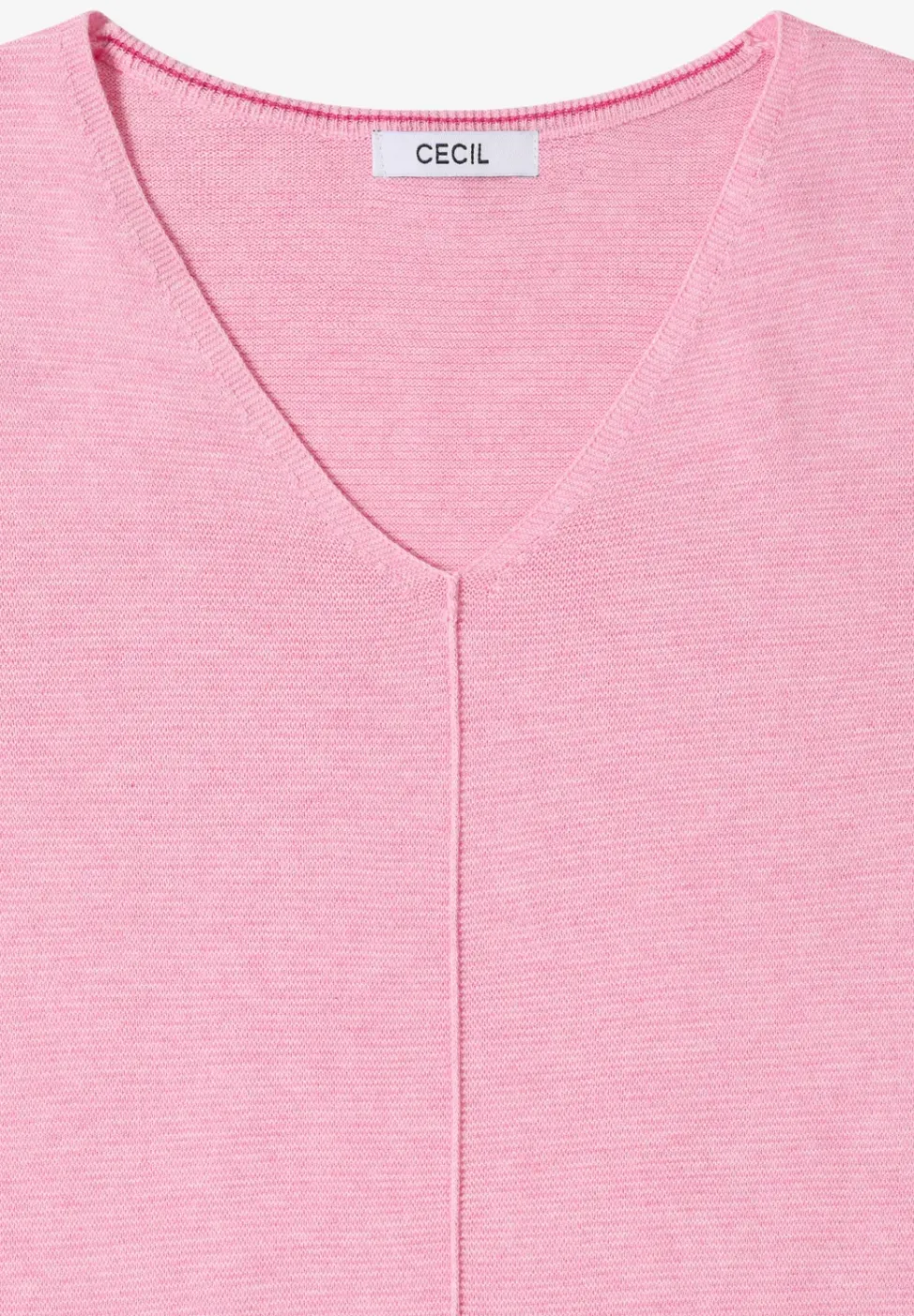 3/4-Arm Pullover mit Struktur