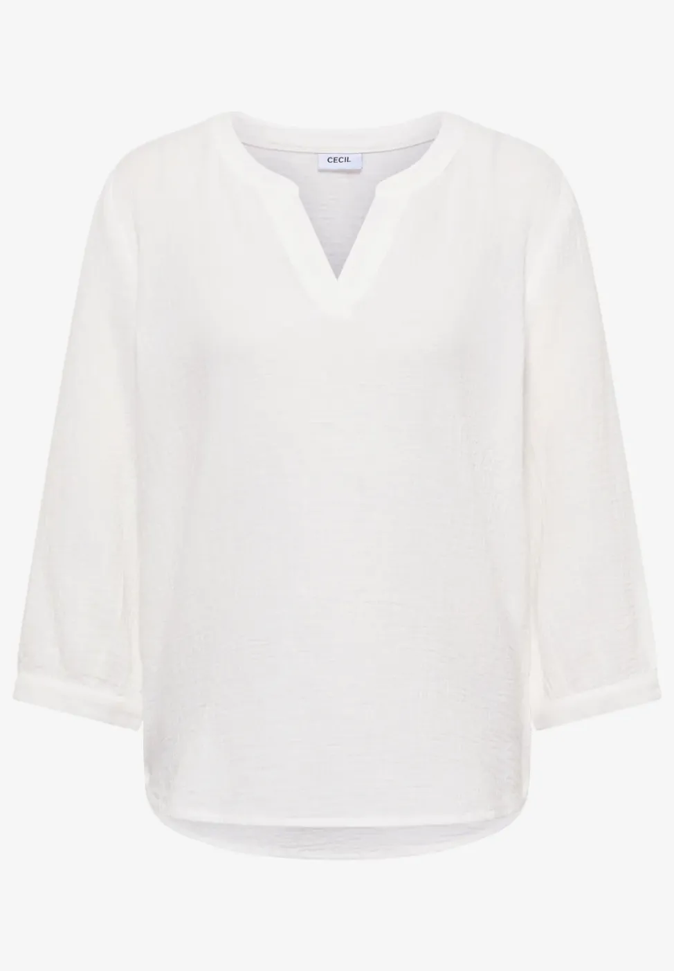 3/4-Arm Bluse in Musselin-Qualität
