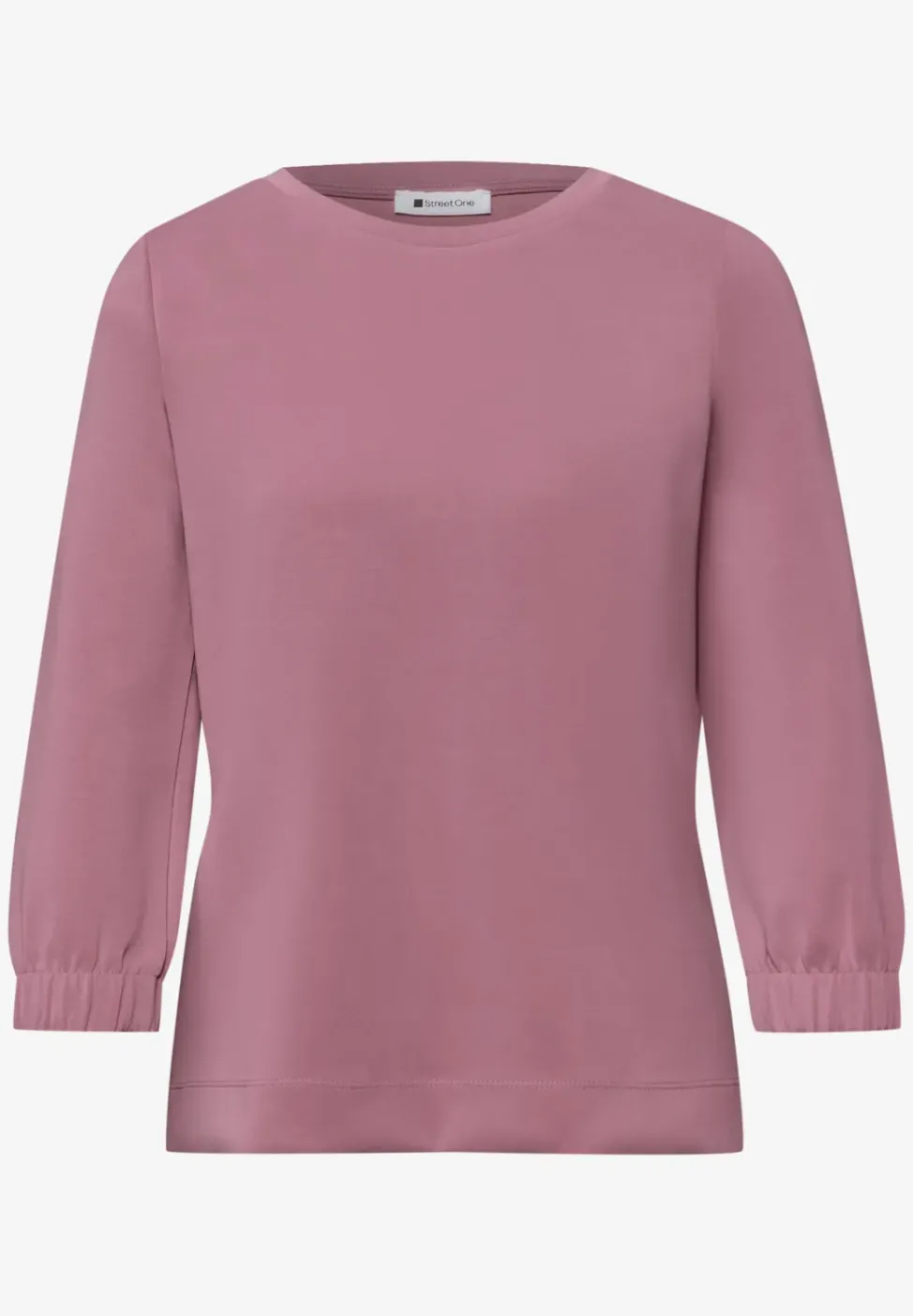 3/4-Arm Shirt im Silk-Look