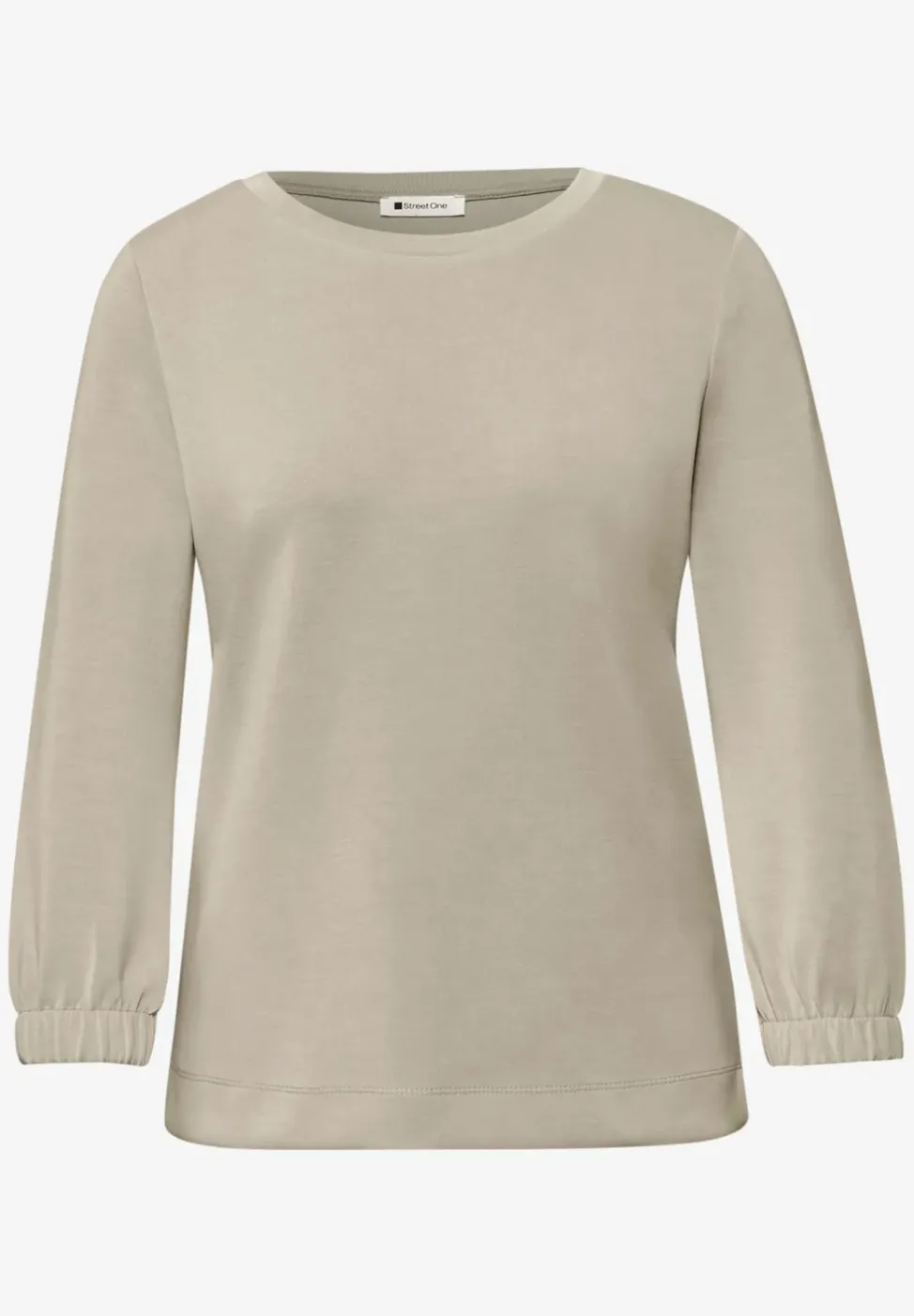 3/4-Arm Shirt im Silk-Look