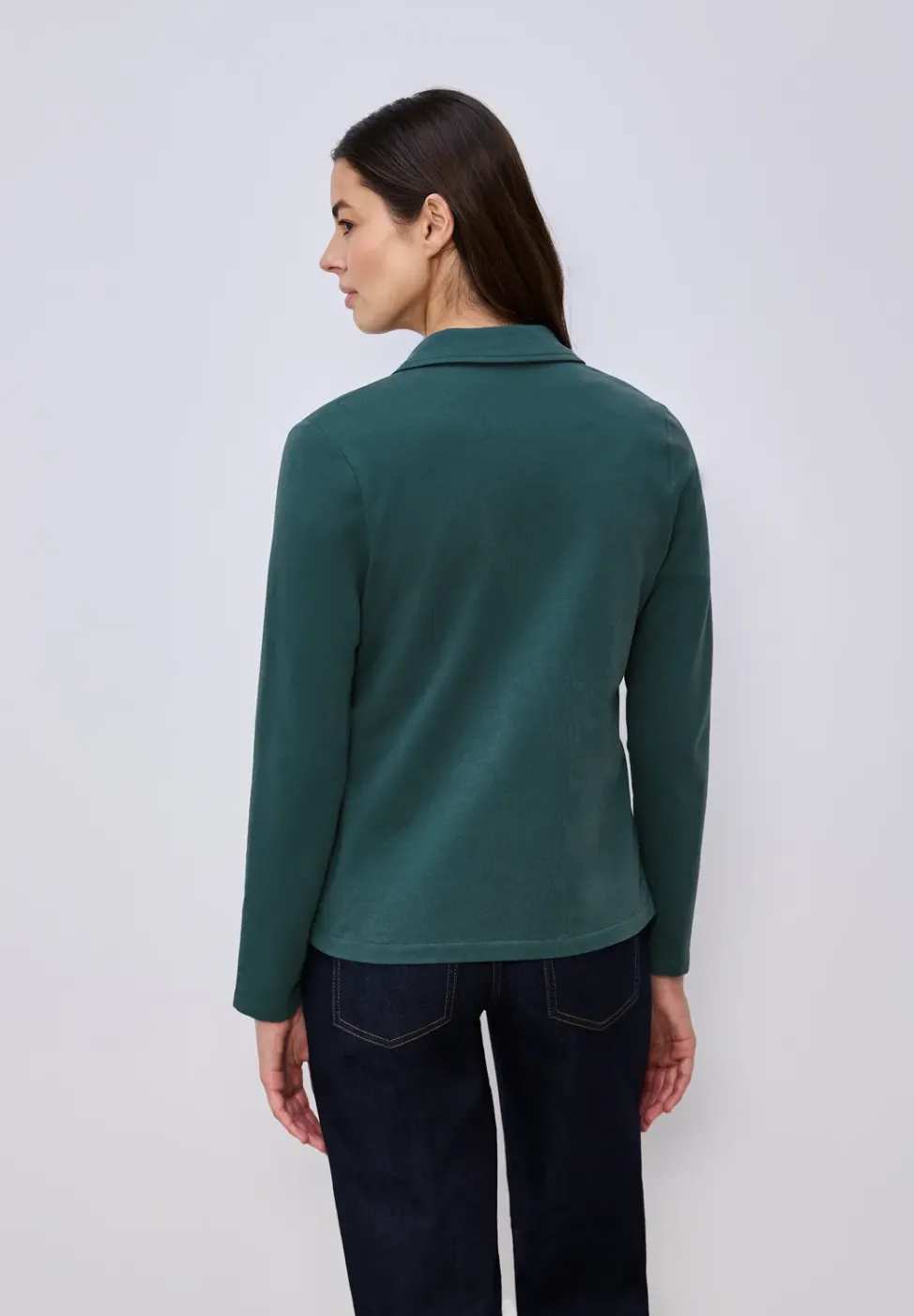 Basic Blazer aus Jersey