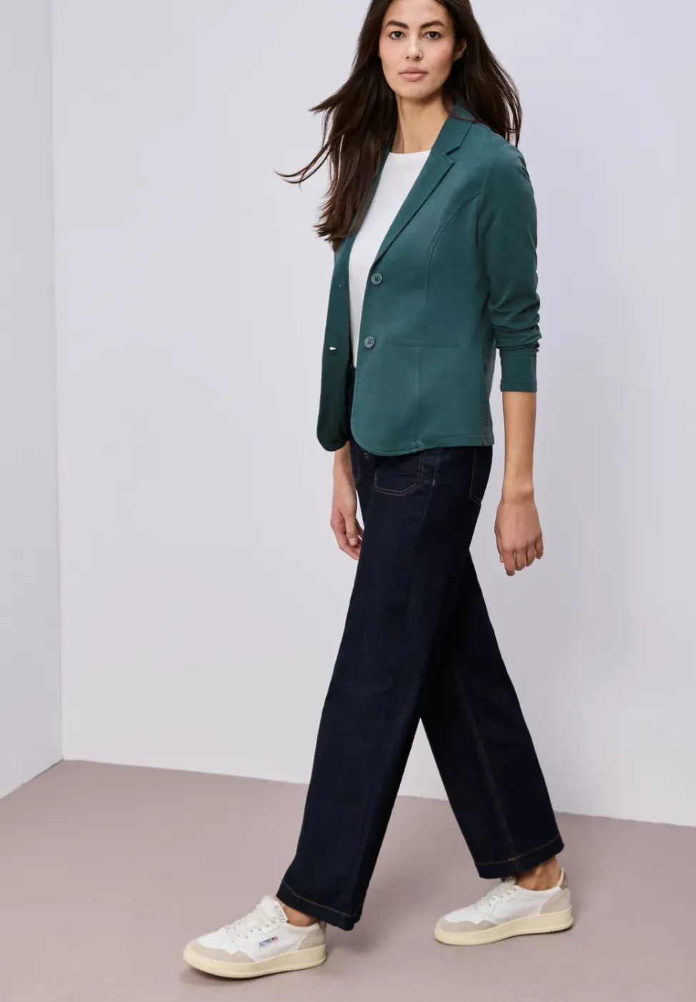 Basic Blazer aus Jersey