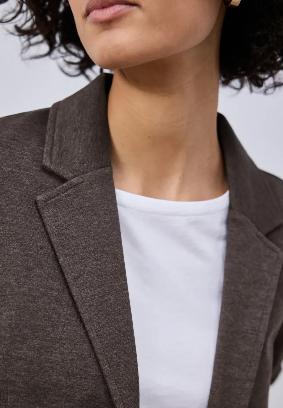Basic Blazer aus Jersey