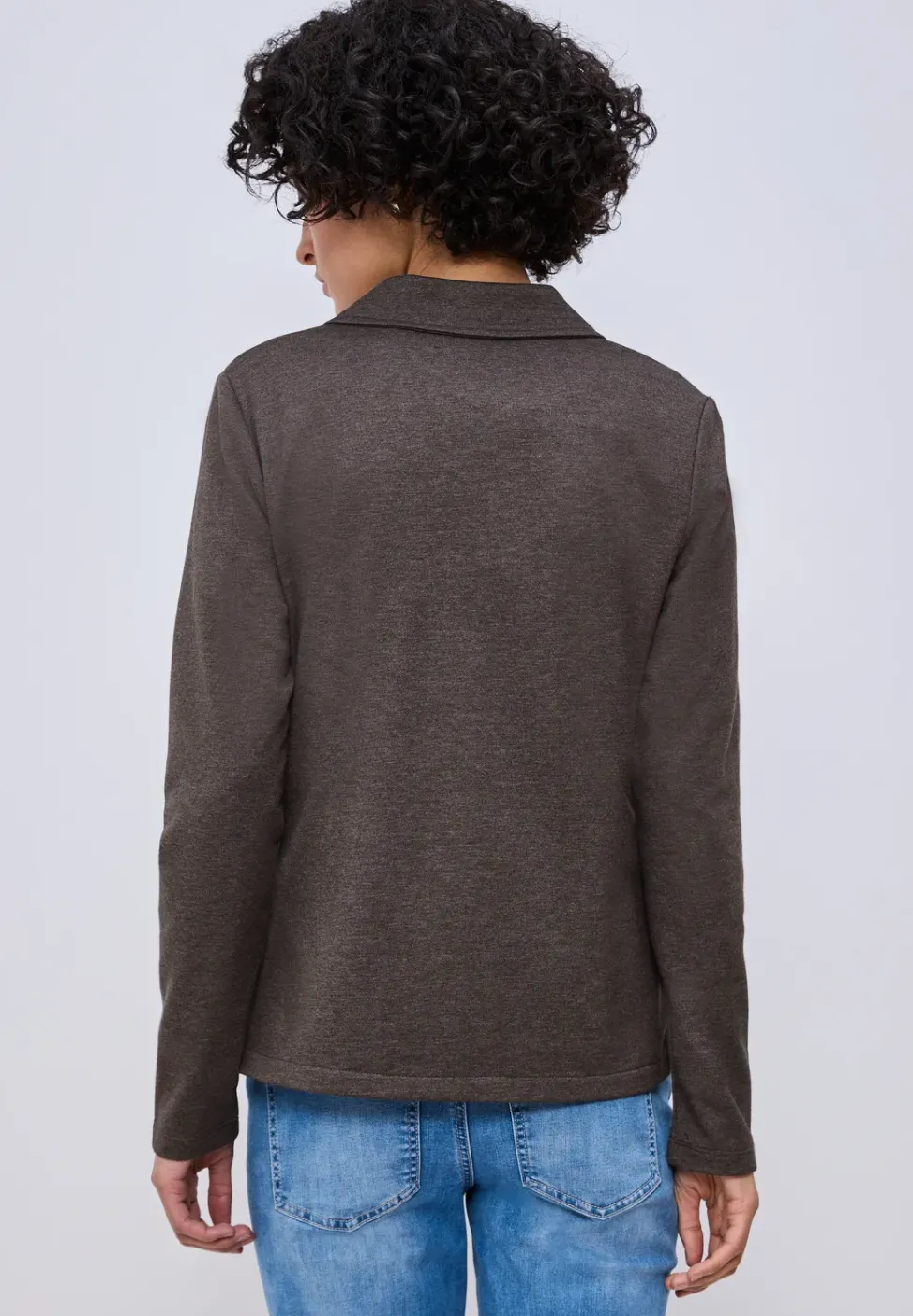 Basic Blazer aus Jersey