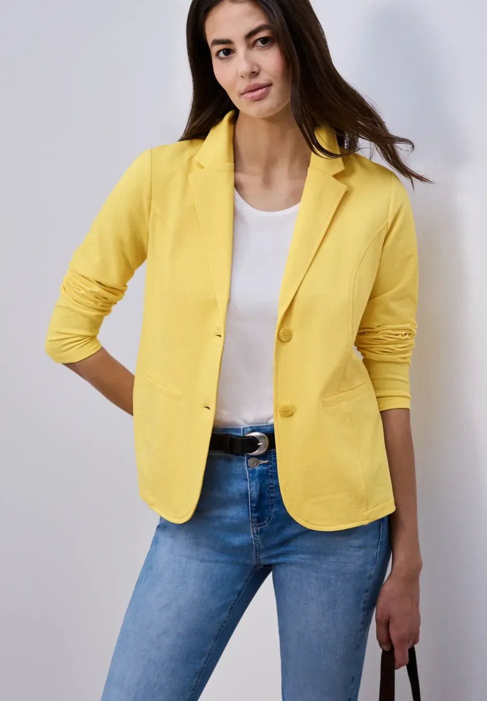 Basic Blazer aus Jersey