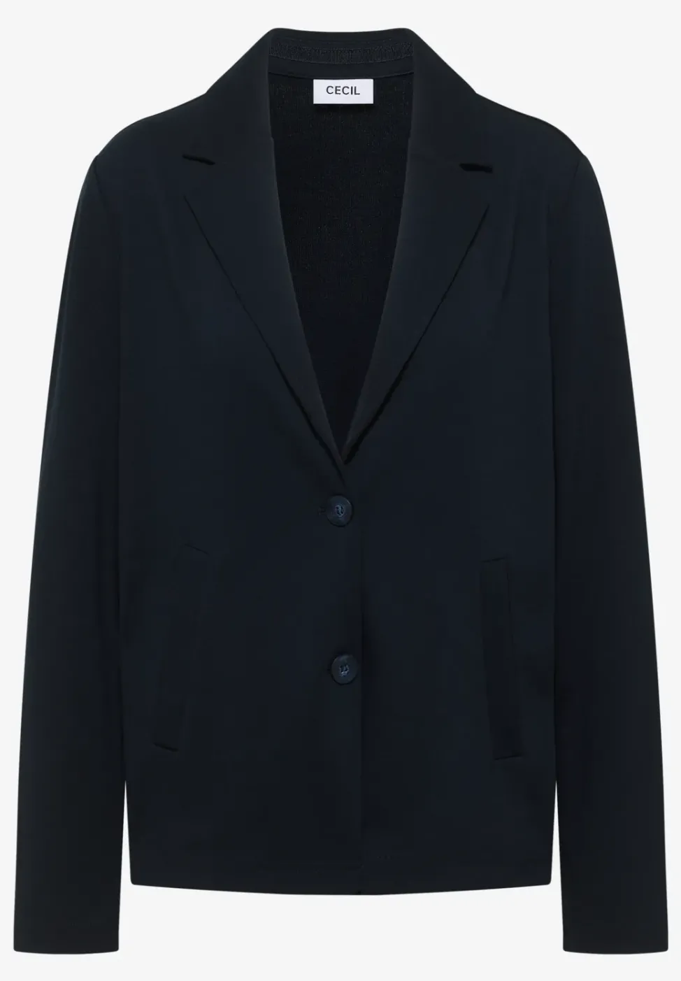 Basic Blazer mit Reverskragen