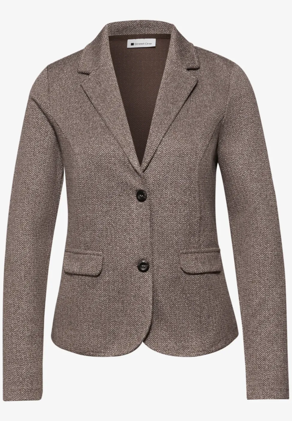 Basic Blazer mit Reverskragen