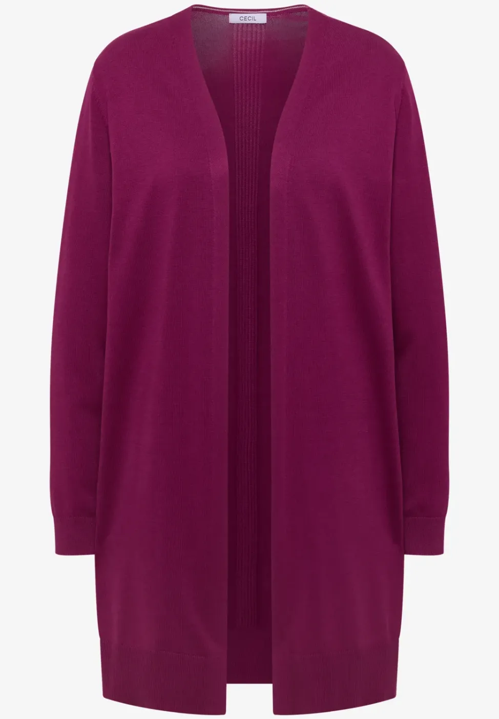 Basic Cardigan in langer Passform
