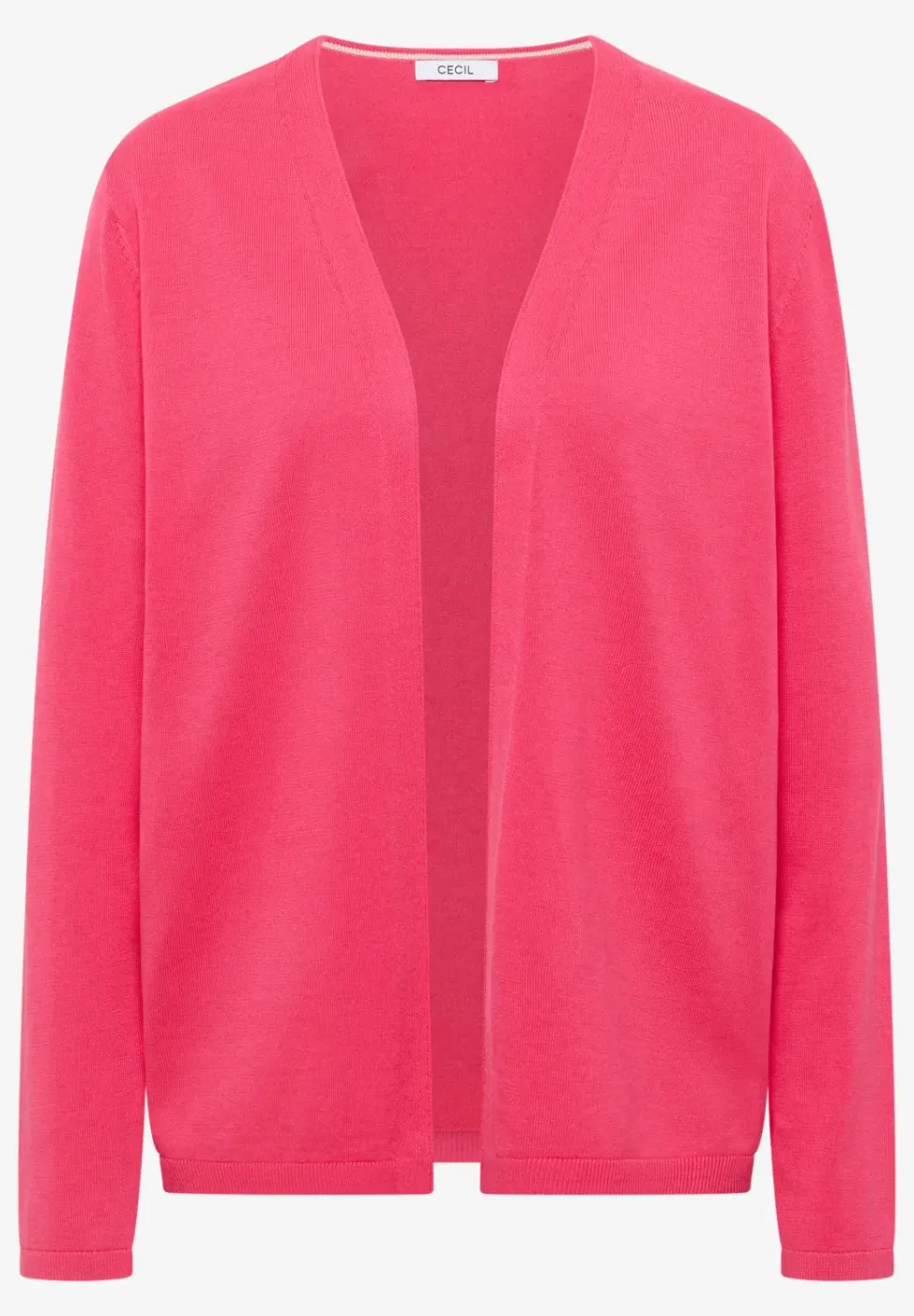 Basic Cardigan in offener Passform