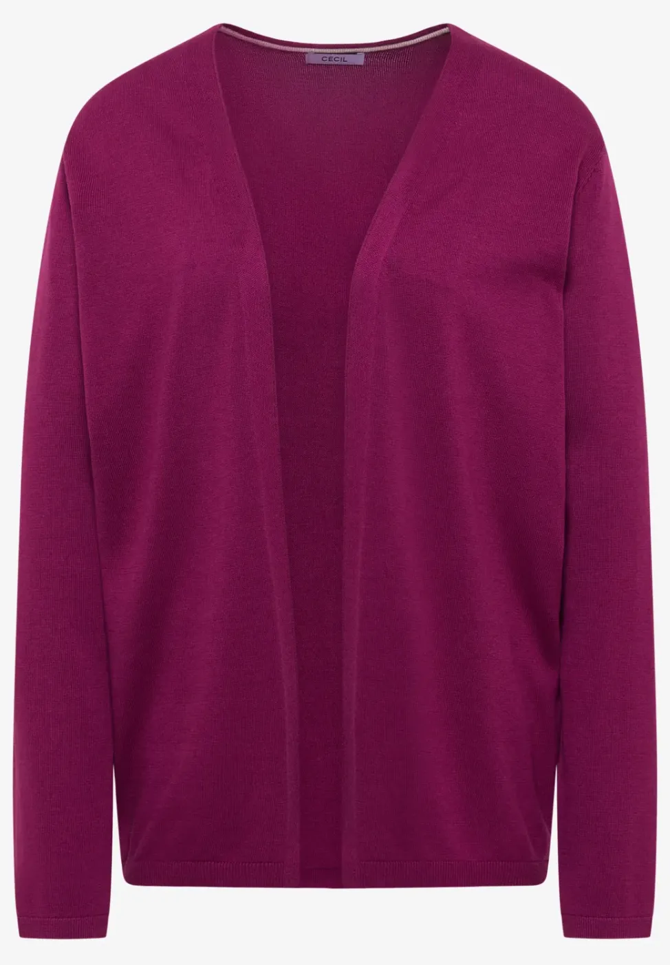 Basic Cardigan in offener Passform