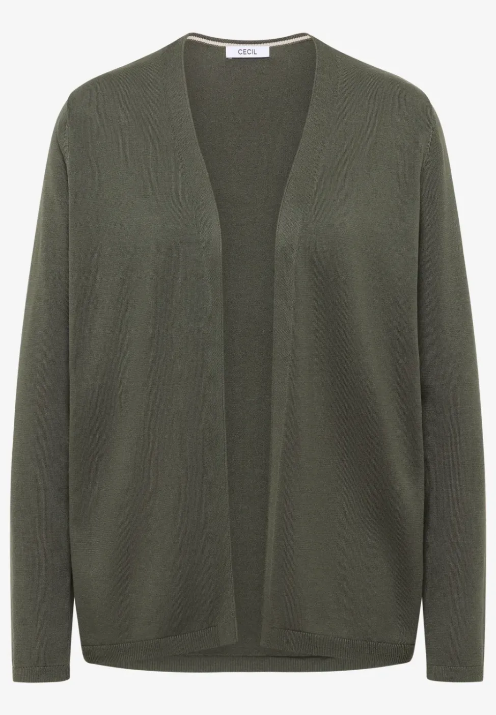 Basic Cardigan in offener Passform