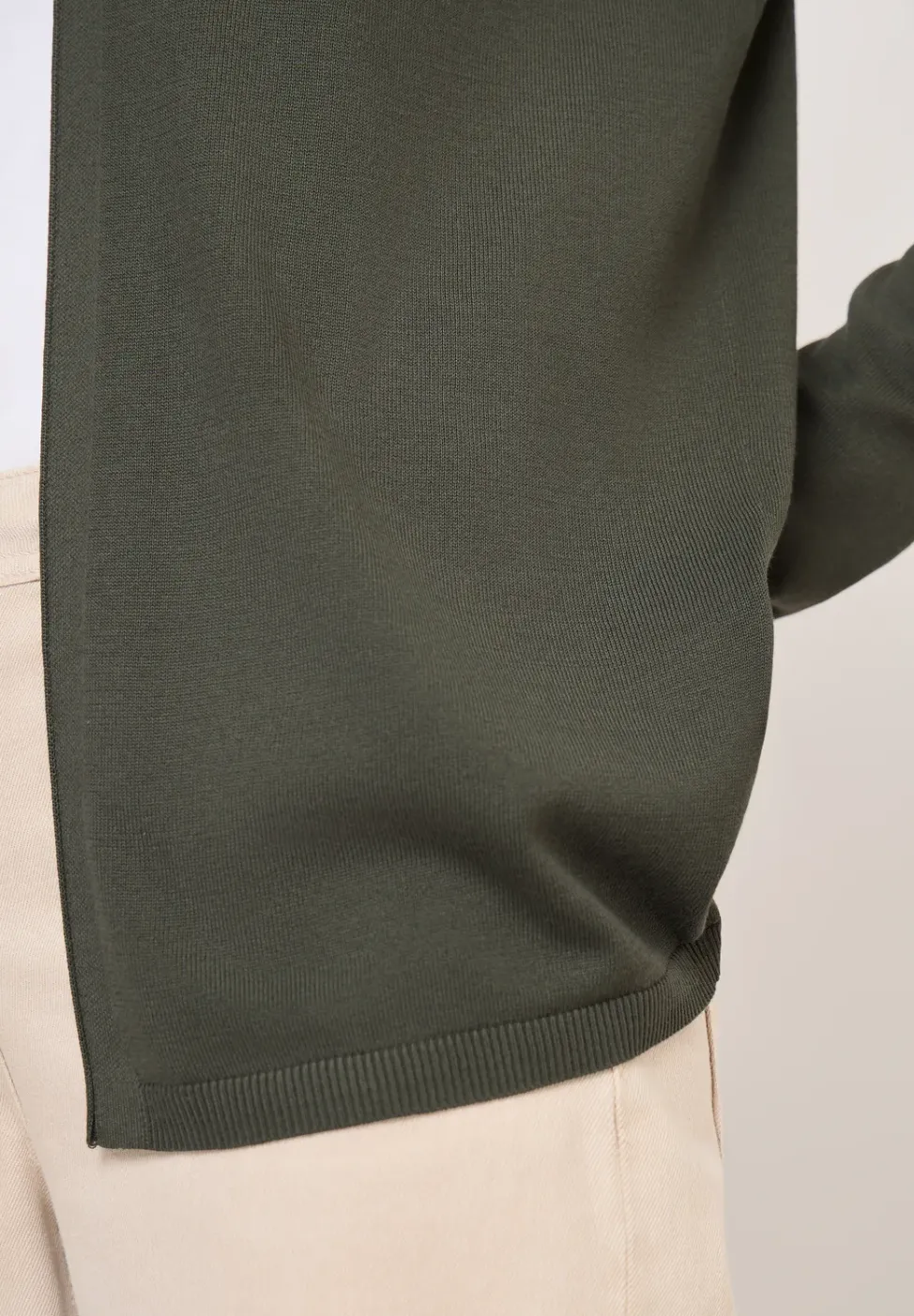 Basic Cardigan in offener Passform