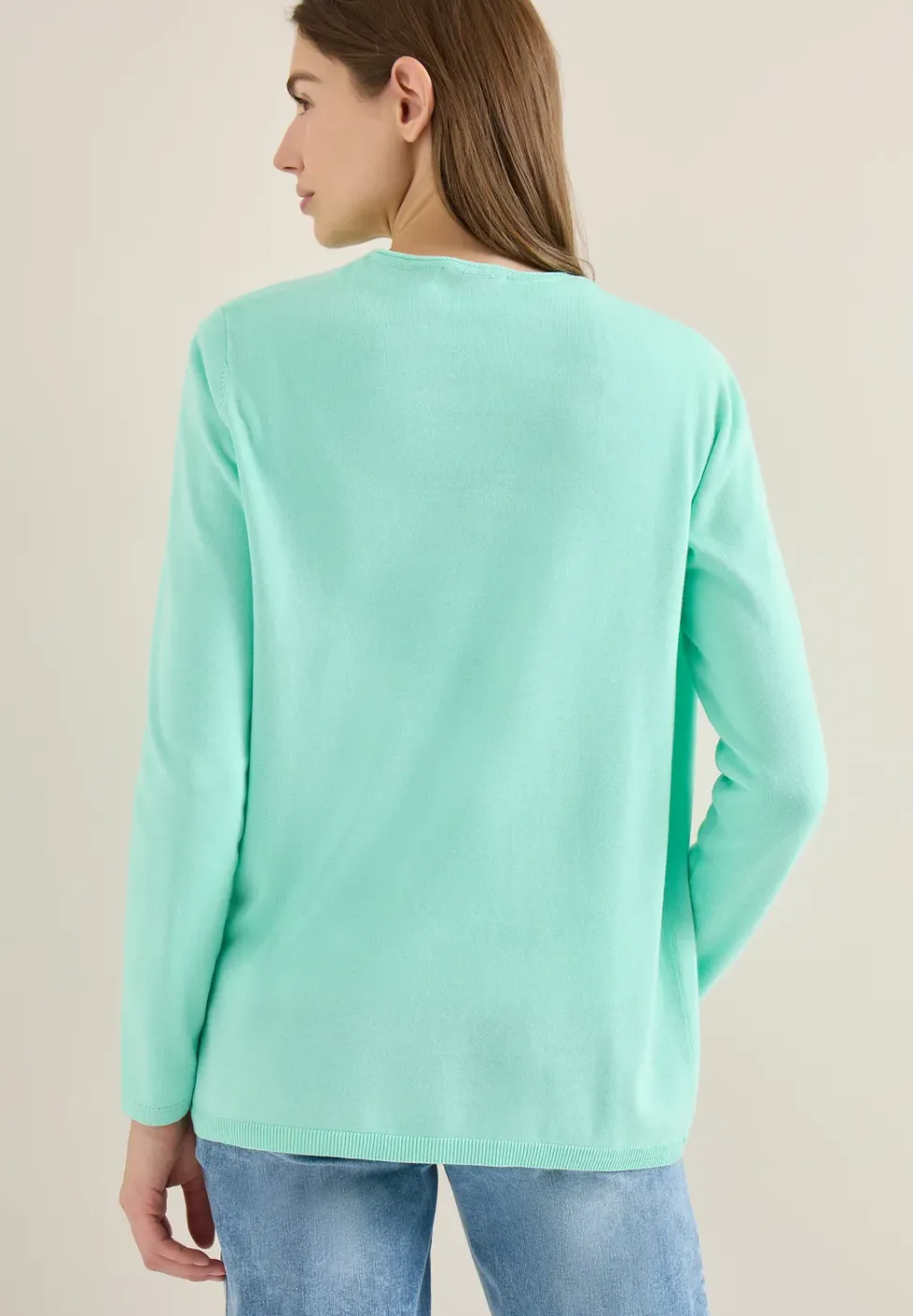 Basic Cardigan in offener Passform