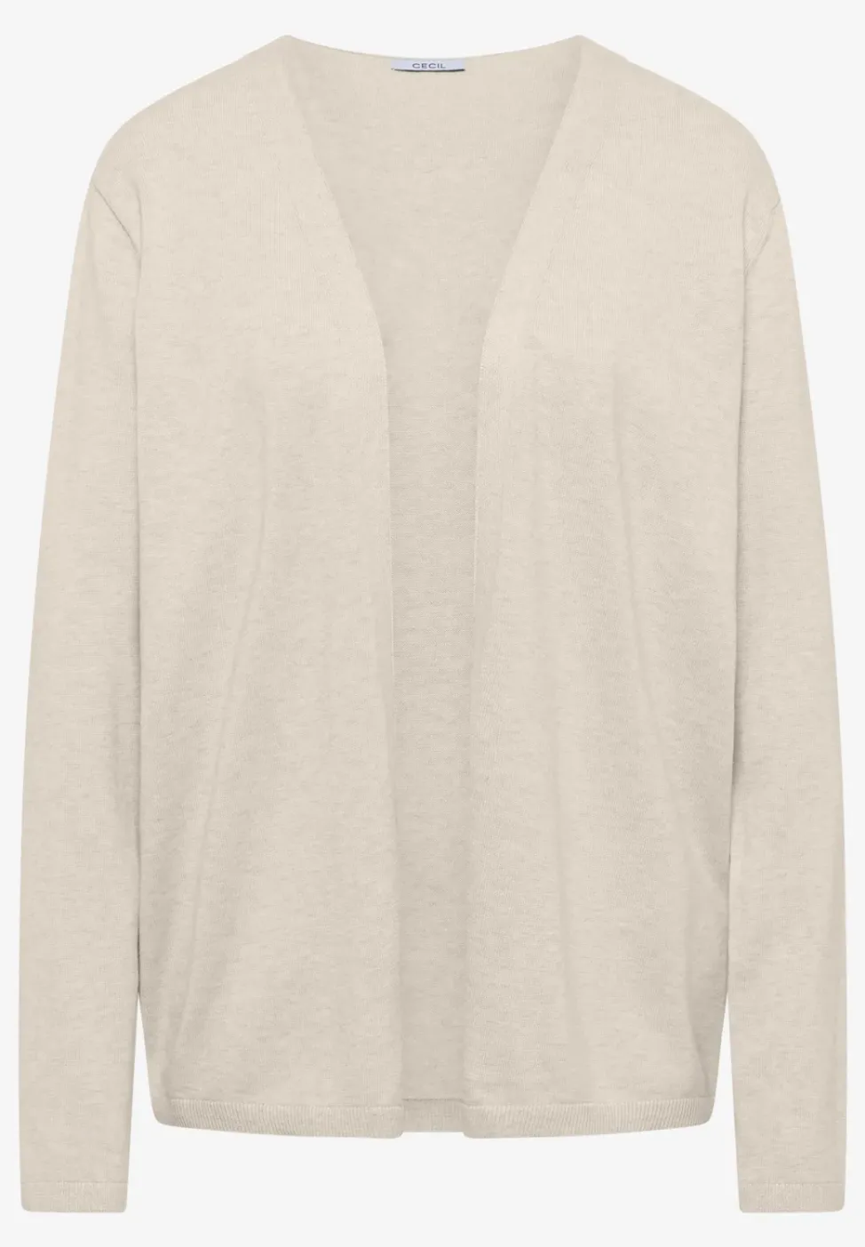 Basic Cardigan in offener Passform