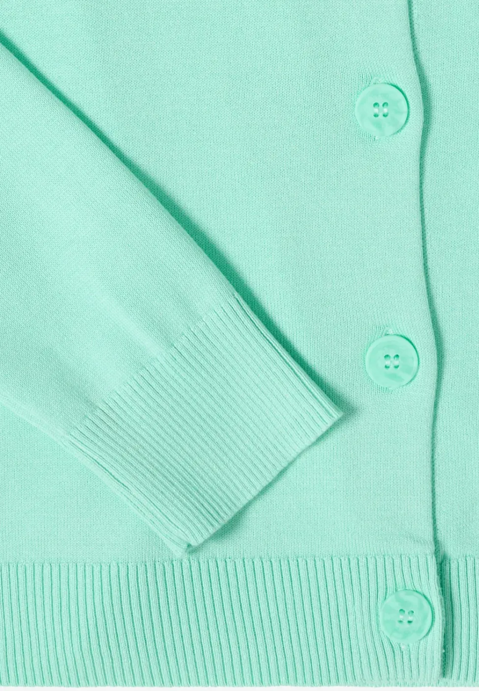 Basic Cardigan mit Rundhals