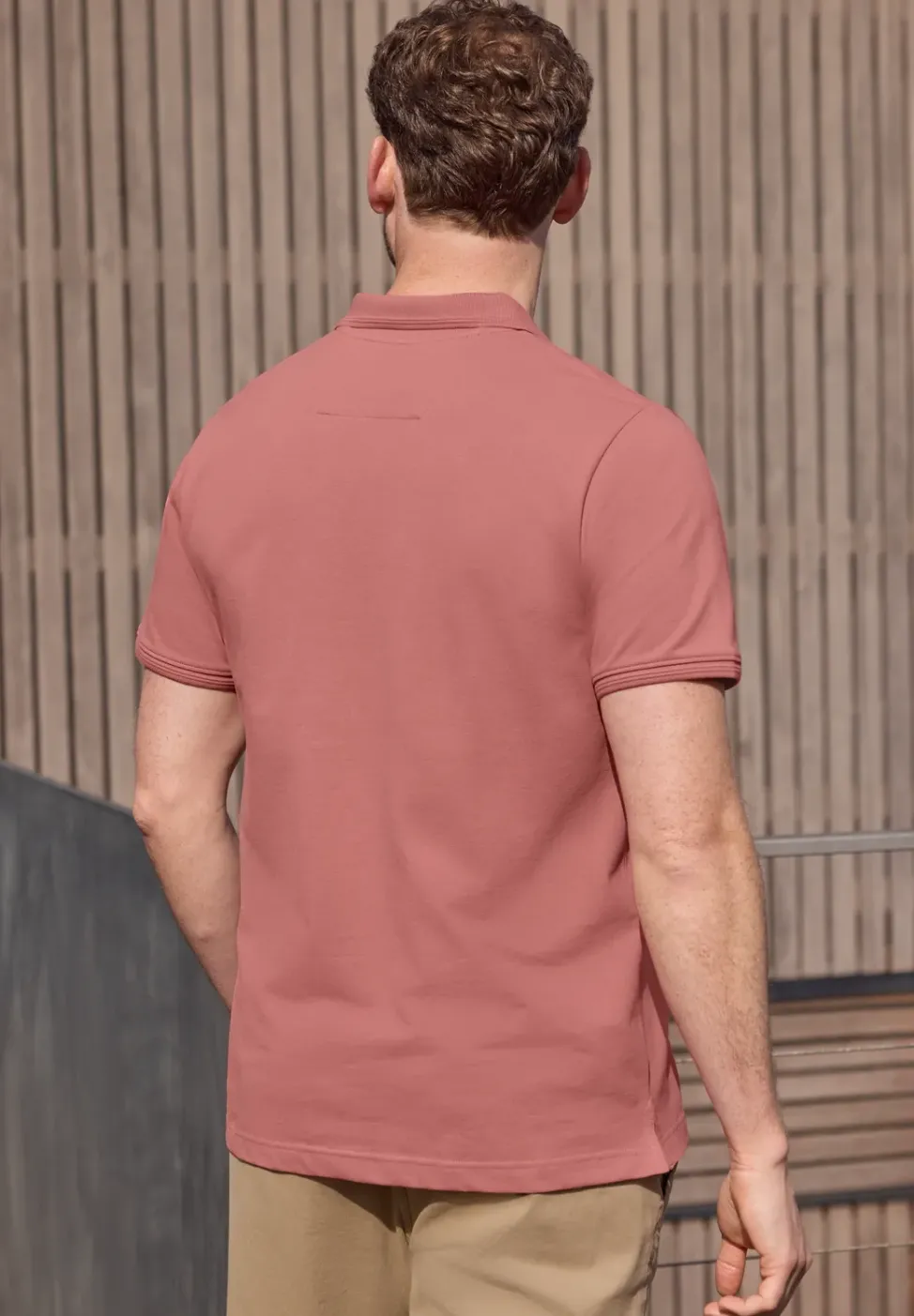 Basic Komfort-Poloshirt mit Kurzarm