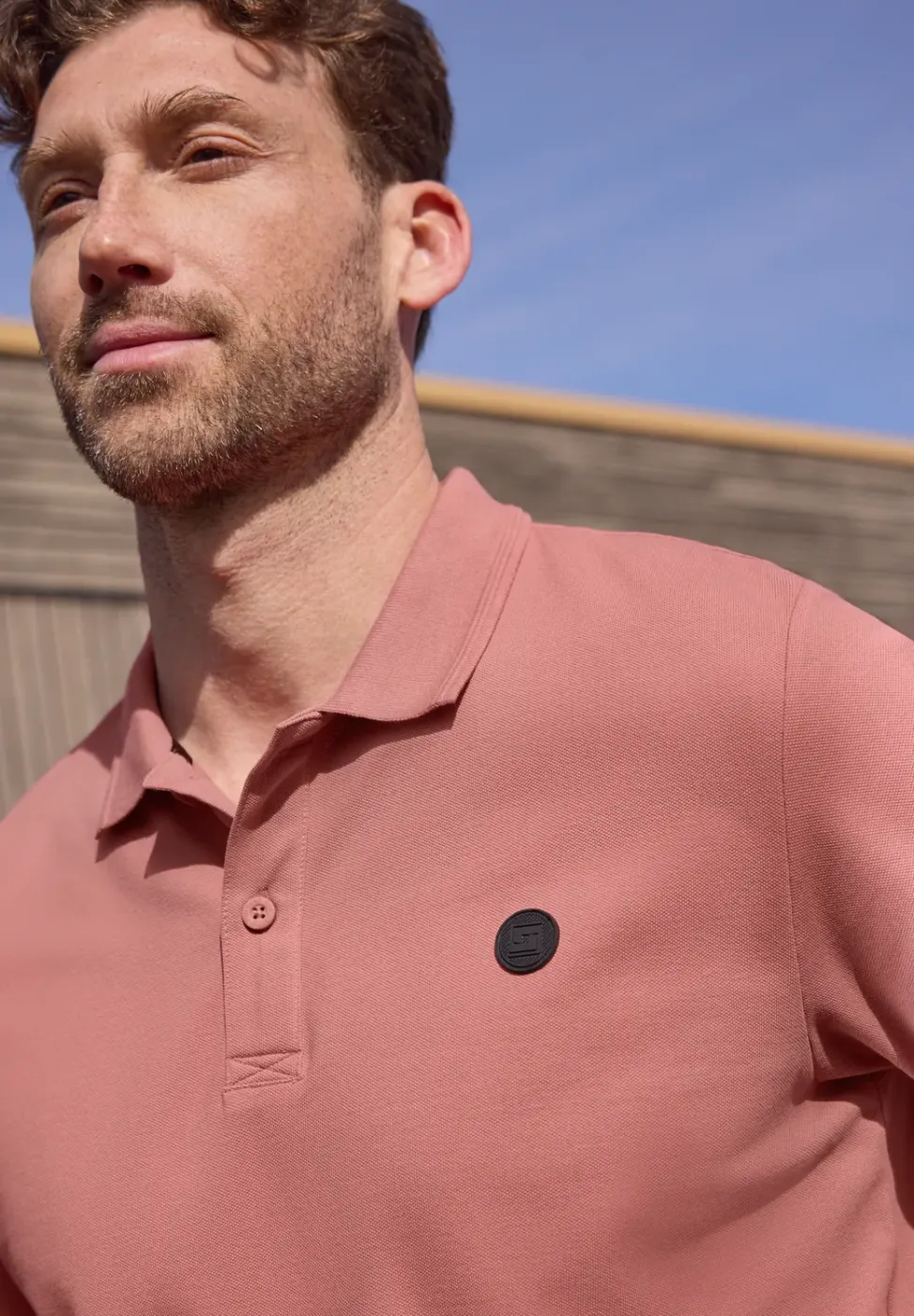 Basic Komfort-Poloshirt mit Kurzarm