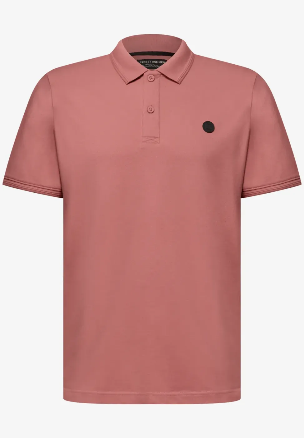 Basic Komfort-Poloshirt mit Kurzarm