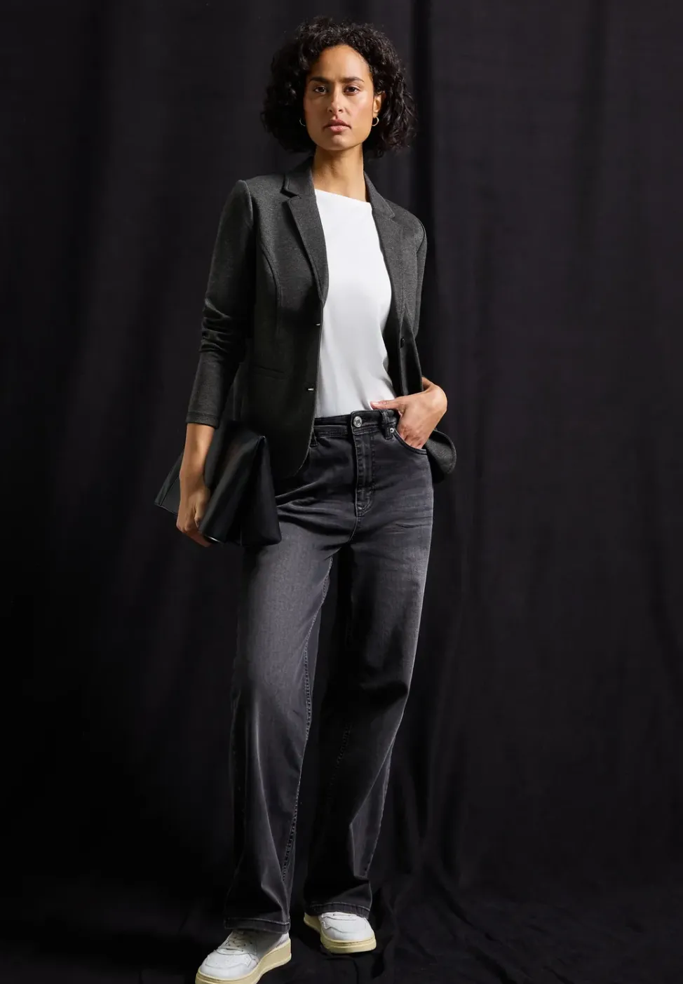 Basic Piqué Blazer