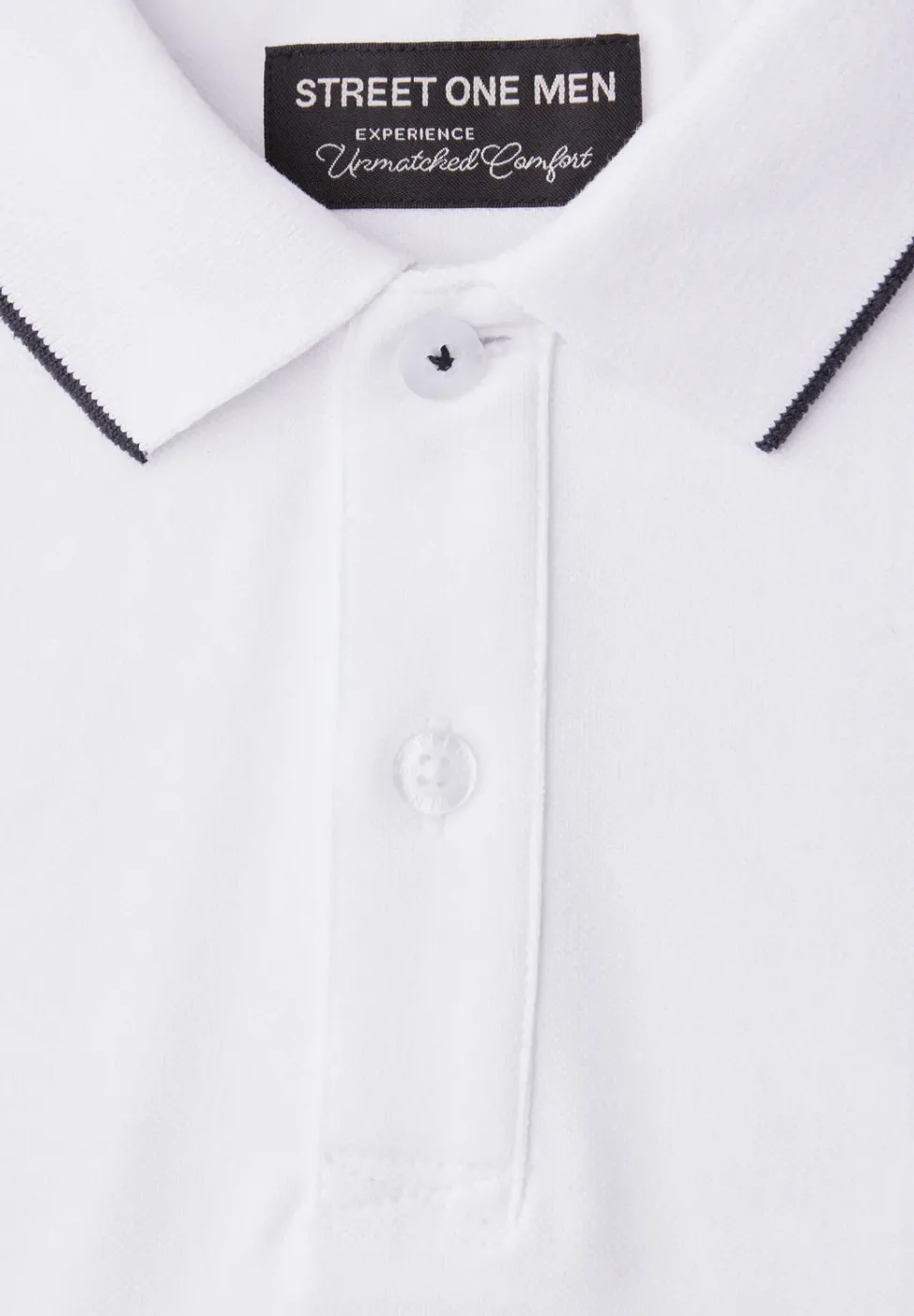 Basic Piqué Poloshirt mit Kontrastdetail