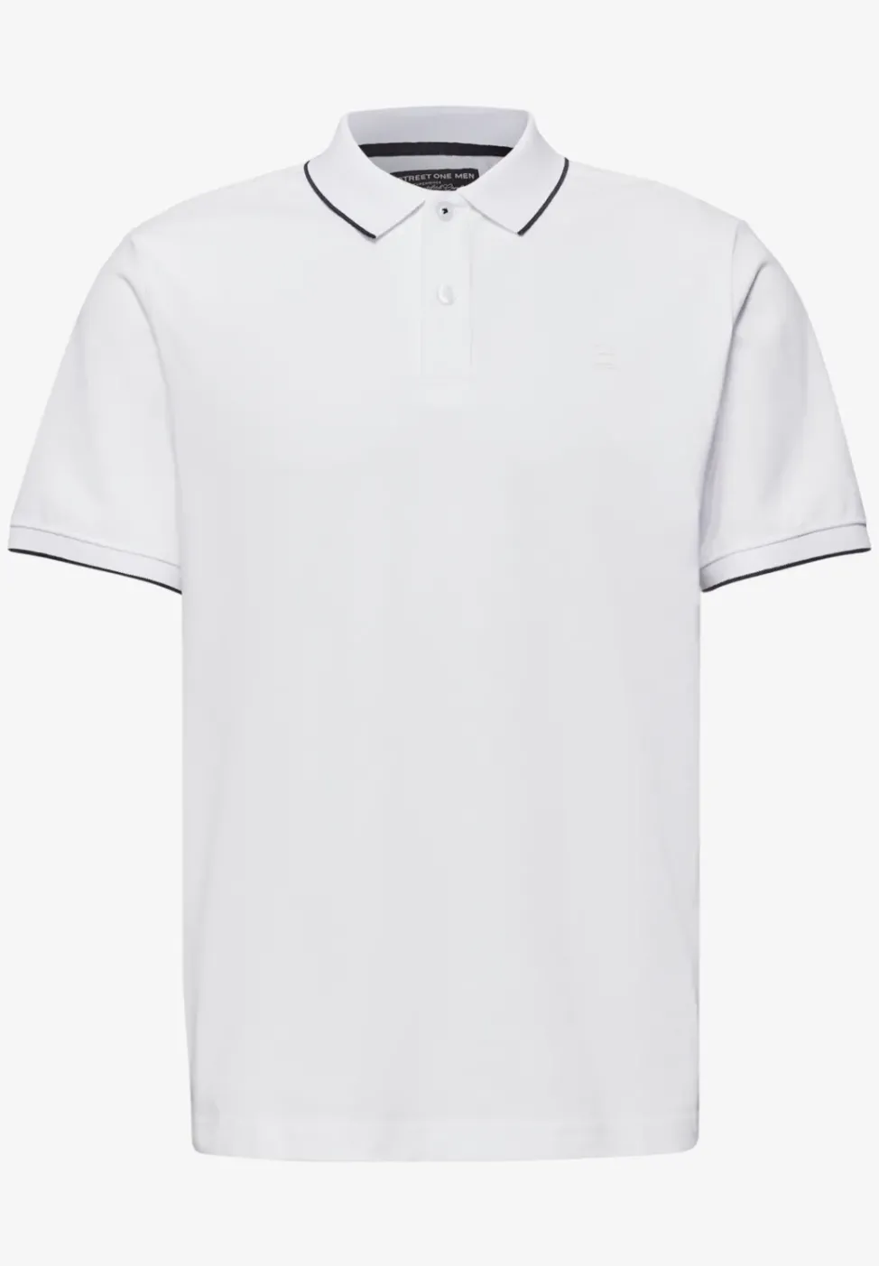 Basic Piqué Poloshirt mit Kontrastdetail