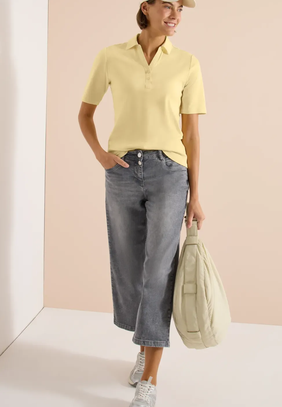 Basic Poloshirt mit Kurzarm