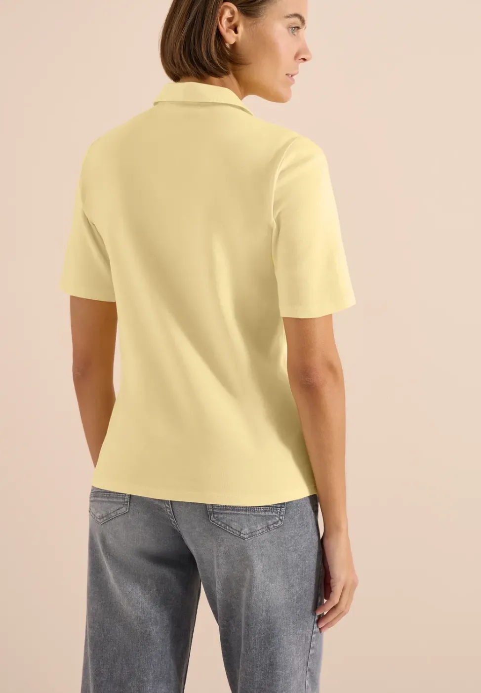 Basic Poloshirt mit Kurzarm