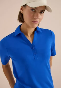 Basic Poloshirt mit Kurzarm