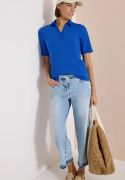 Basic Poloshirt mit Kurzarm