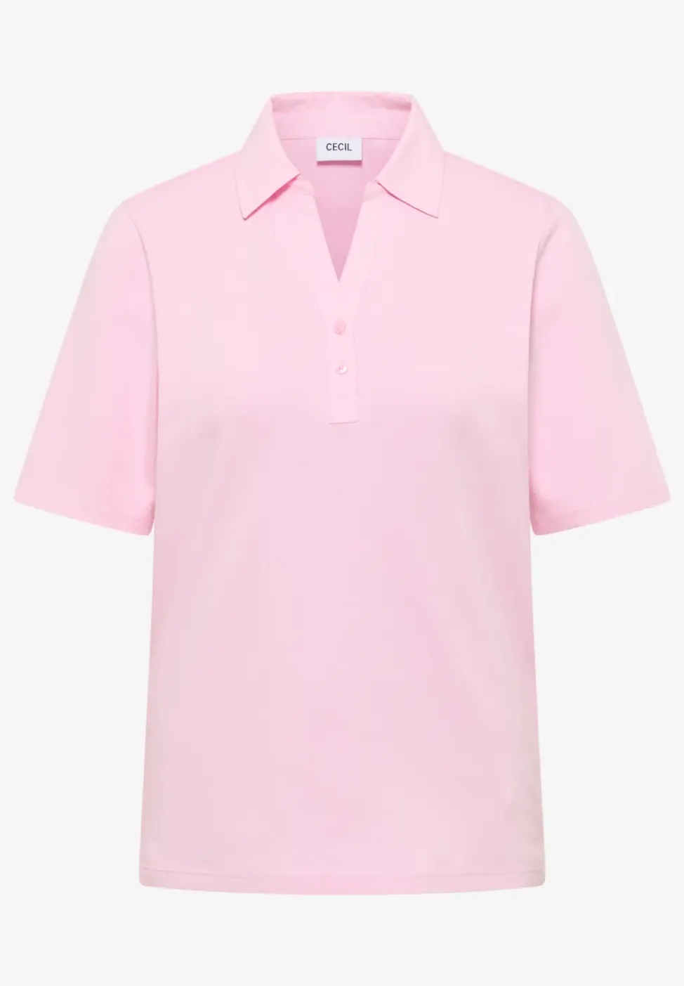 Basic Poloshirt mit Kurzarm