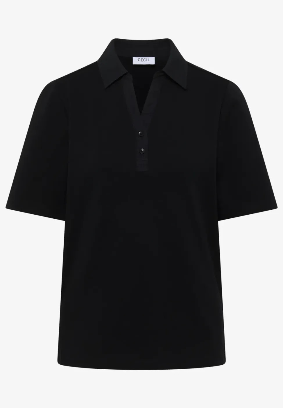 Basic Poloshirt mit Kurzarm