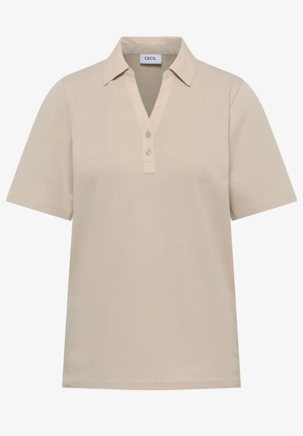 Basic Poloshirt mit Kurzarm