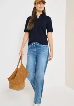 Basic Poloshirt mit Kurzarm