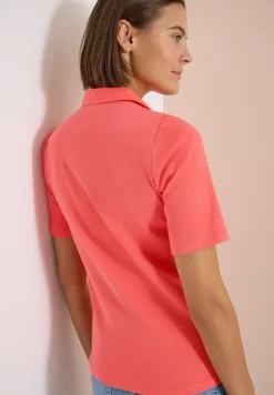 Basic Poloshirt mit Kurzarm