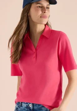 Basic Poloshirt mit Kurzarm