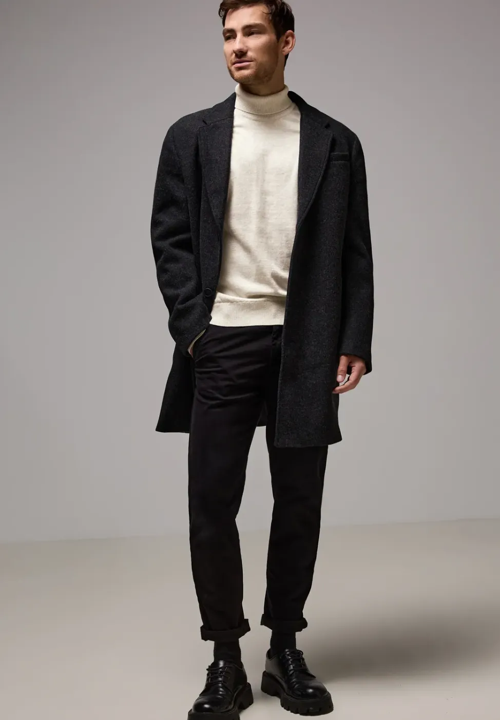 Basic Rollkragenpullover