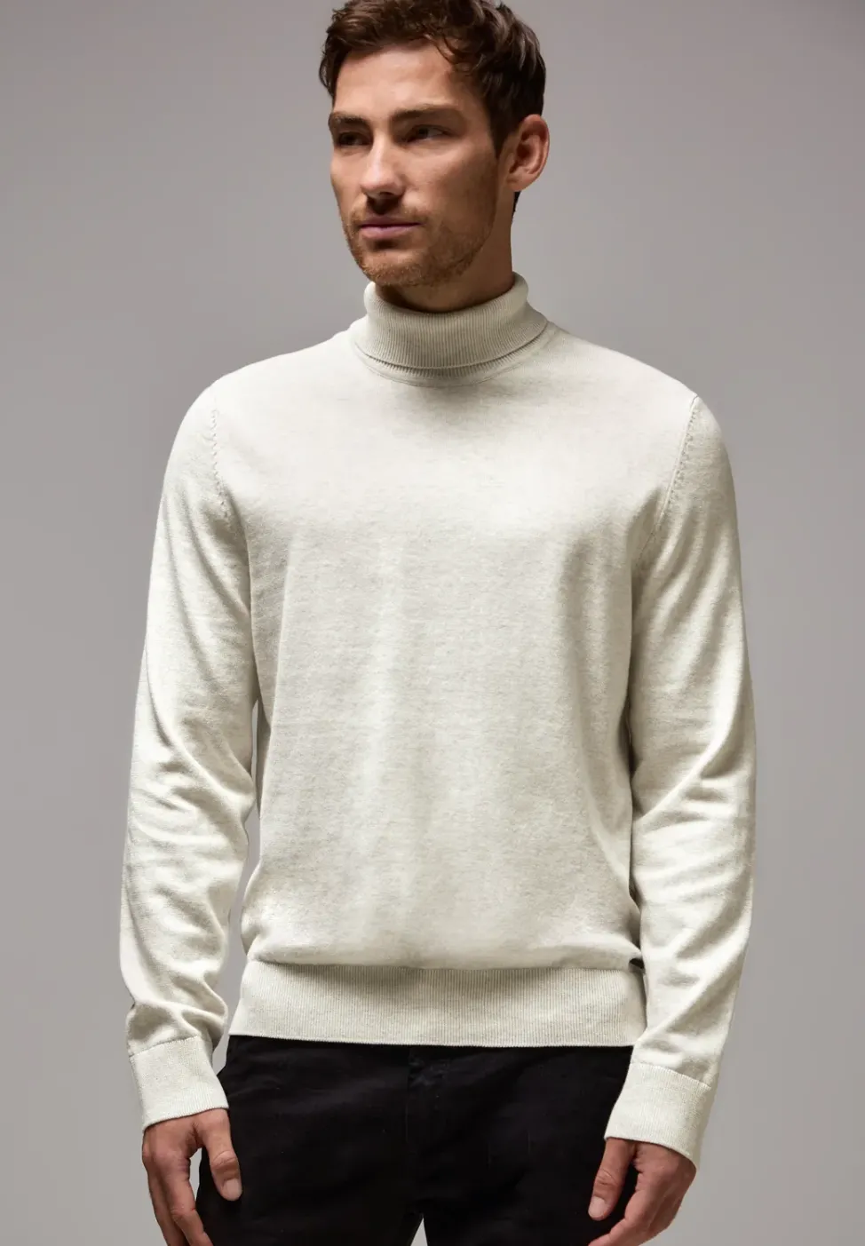 Basic Rollkragenpullover