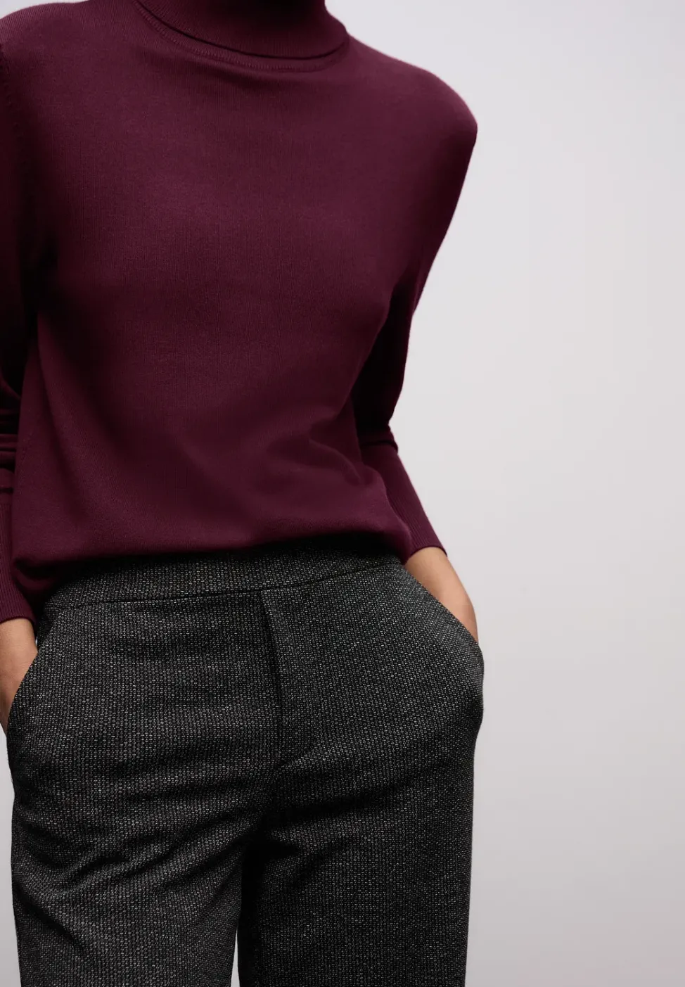 Basic Rollkragenpullover