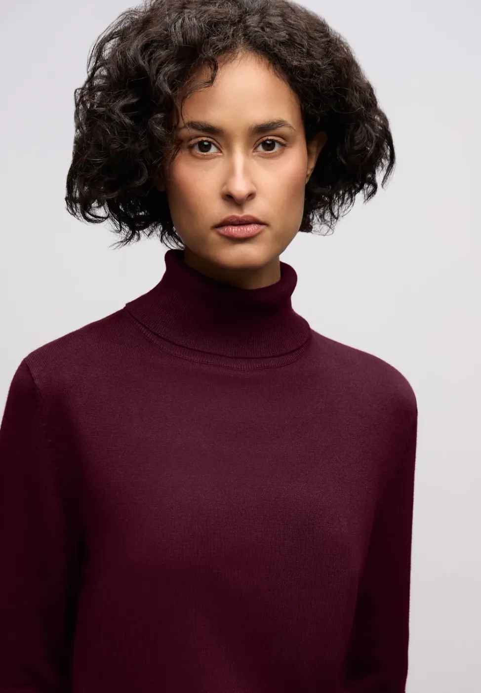 Basic Rollkragenpullover