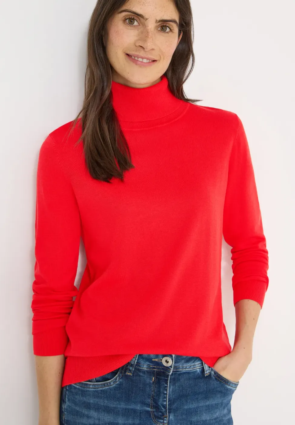 Basic Rollkragenpullover